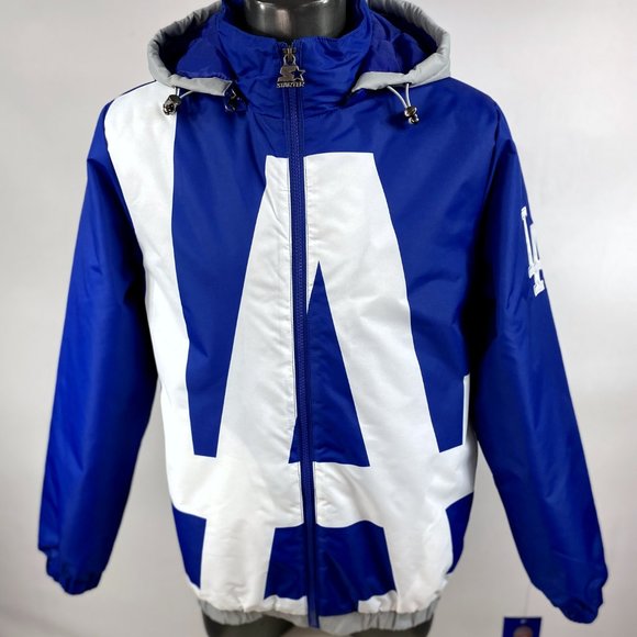 LOS ANGELES DODGERS Starter: BIG LOGOHooded Jacket 3X